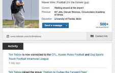 Tim Tebow LinkedIn