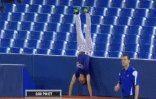 stretching