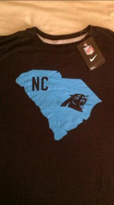 Nike puts Carolina Panthers logo on 
