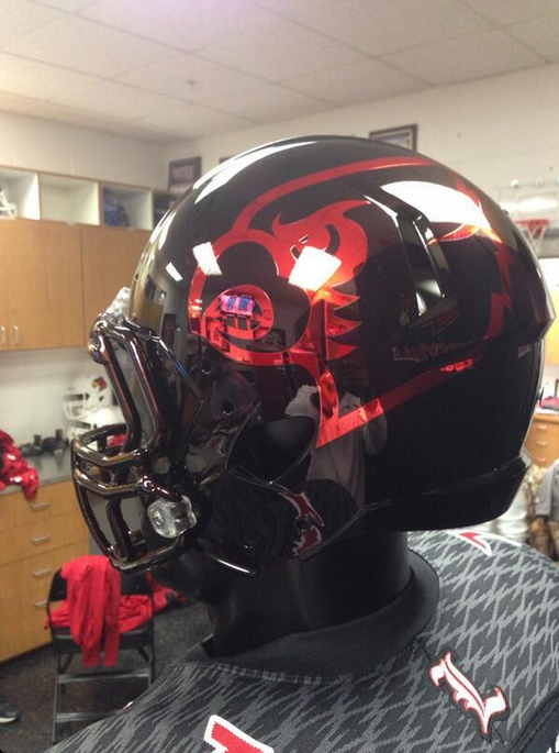 Louisville Equipment on X: We will be debuting our new red chrome helmets  this Saturday for @CollegeGameDay!  / X
