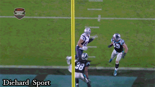 Gronkowski pass interference picked up Kueckly Panthers Patriots MNF