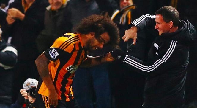 Hull's Tom Huddlestone ends goal-scoring drought, celebrates by getting hair cut