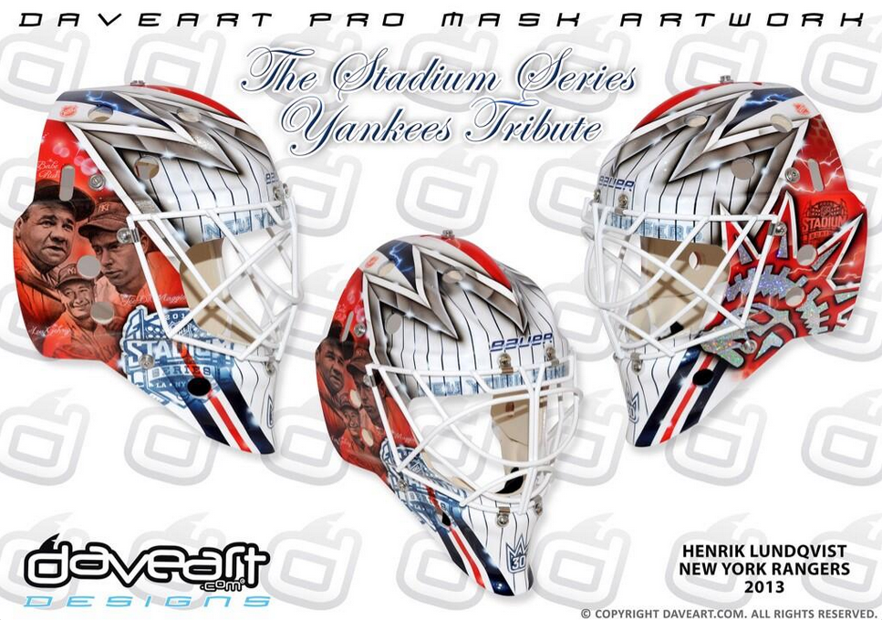 Lundqvist Yankees Mask