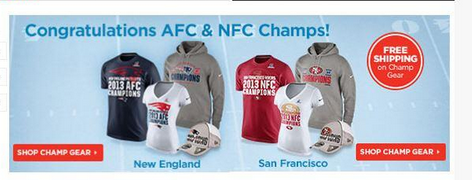 Sports Authority mixes up NFC and AFC Champions