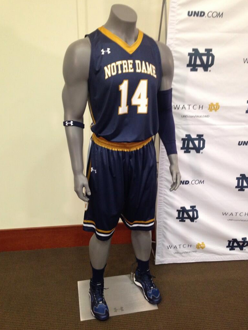 notre dame under armour jersey