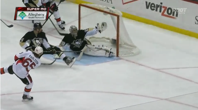 Marc-Andre Fleury Glove Save