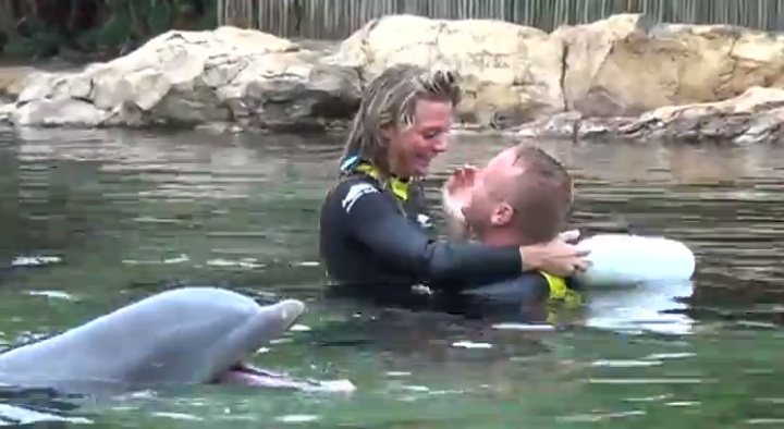 Alex Cobb girlfriend proposed dolphin