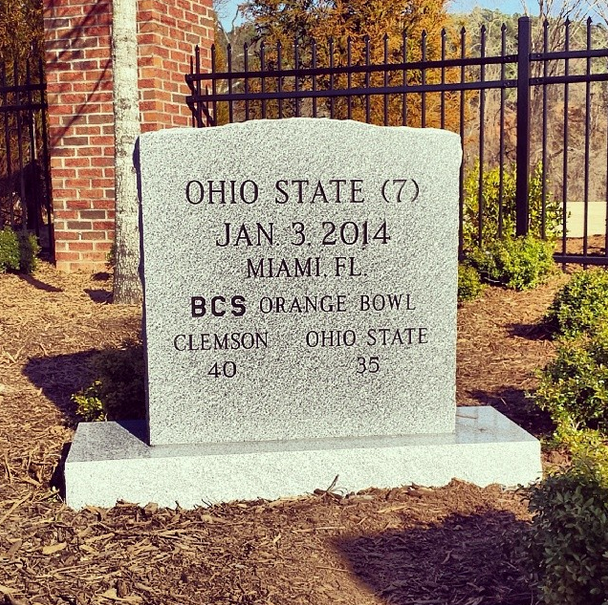 Ohio State Tombstone