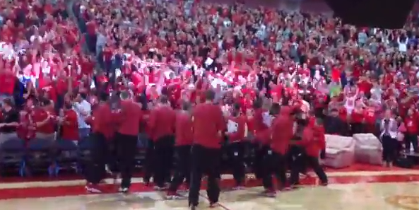 Nebraska basketball NCAA Tournament Celebration