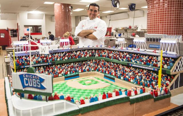 Chicago Cubs Field Cake