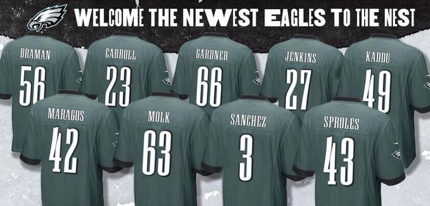 Philadelphia Eagles Changing Font 