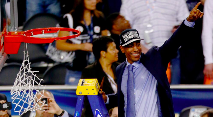 Kevin Ollie Cuts Down Nets One Shining Moment