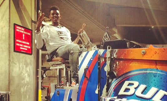 Swaggy P Zamboni LA Kings