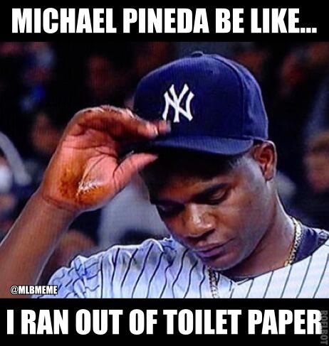 funny pineda meme about pine tar