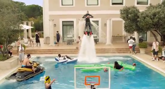 European Player's trick shot video