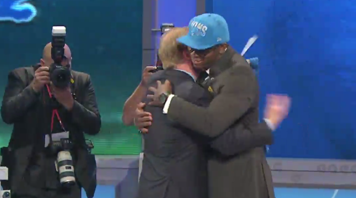 Roger Goodell Hugs