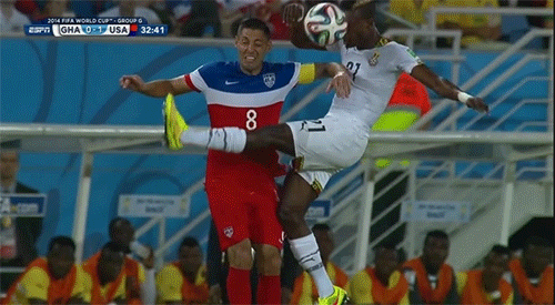 Clint Dempsey Probably Broke His Nose After Being Kicked By Ghana Player