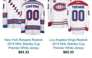 Stanley Cup Jerseys