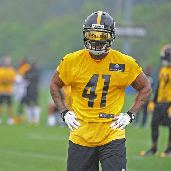 PHOTO: Pittsburgh Steelers Helmet Visor Has Twitter Handle On It