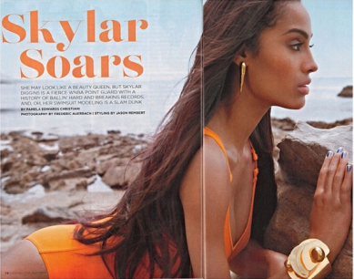 Skylar-Diggins-Covers-Essence-Magazine-in-Orange-Bathing-Suit