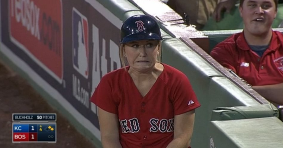 Red Sox Ballgirl