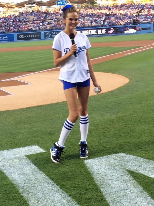 Chrissy Teigen Dodgers