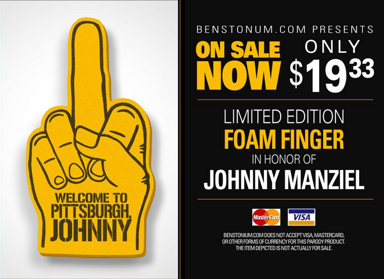 Johnny Manziel Foam Finger