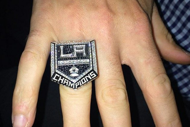 Kings players receive Stanley Cup rings