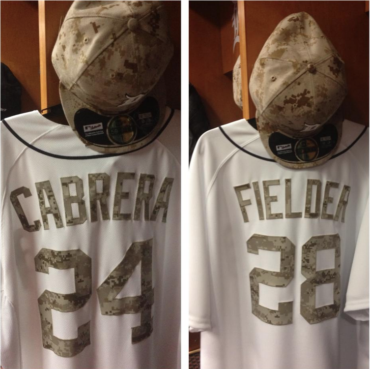 MLB teams unveil camo uniforms for Memorial Day