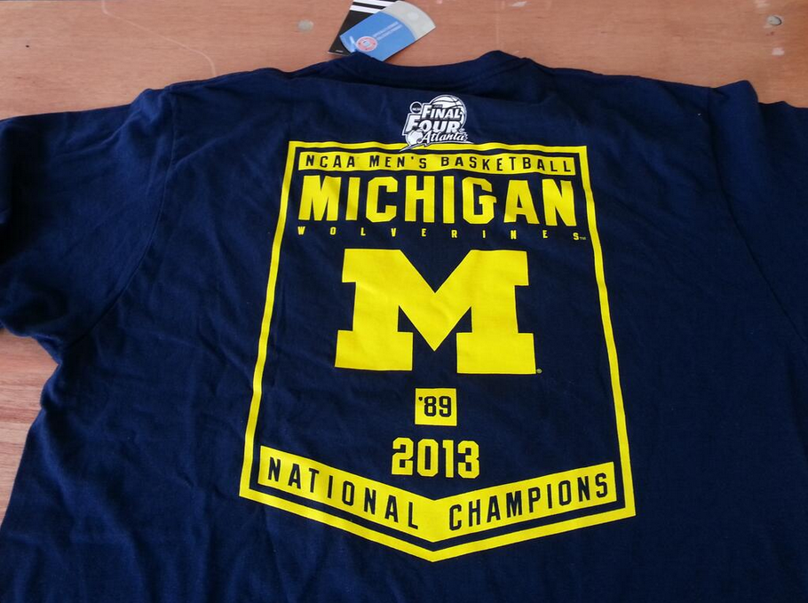 Michigan Wolverines 2013 Basketball National Championship T-Shirt