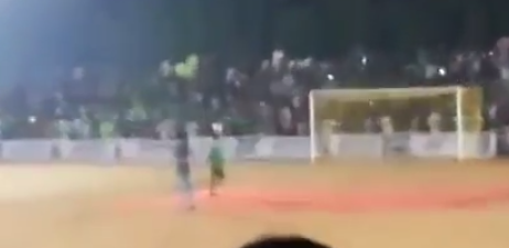 Indian soccer game stands collpase