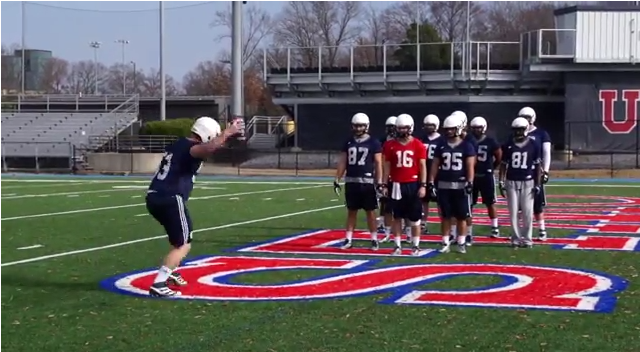 Rice O-Line TD Celebration