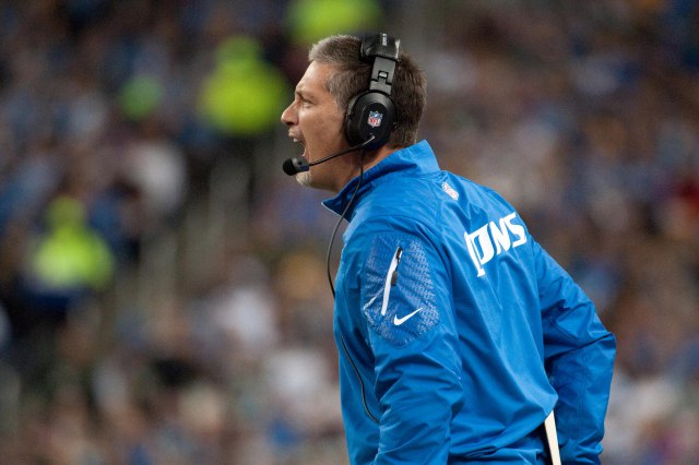 Jim Schwartz yelling at crowd