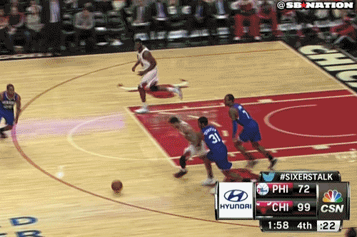 76ers defending each other