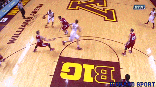 Austin Hollins huge dunk Wisconsin