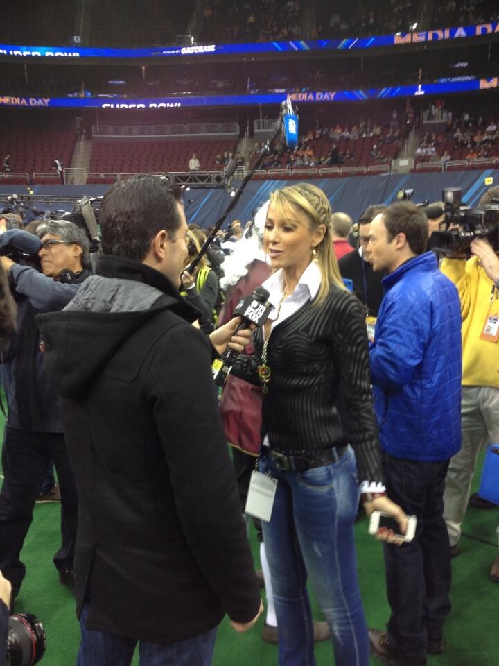 Ines Sainz Media Day 2014
