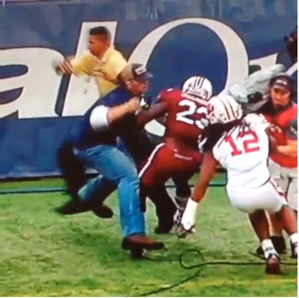 Sideline Hit Capital One Bowl