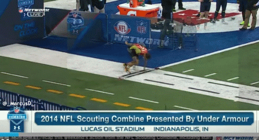 Johnny Manziel-Colin Kaepernick 40-yard dash