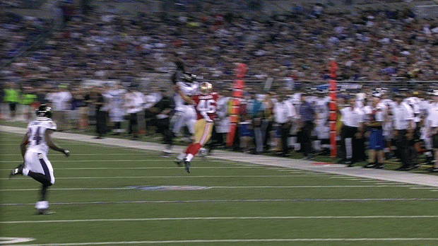 Blaine Gabbert Throws Bad Interception Against Baltimore Ravens