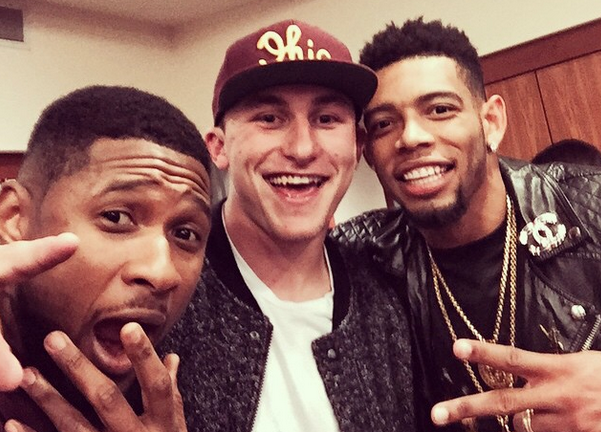 Johnny Manziel Usher Joe Haden
