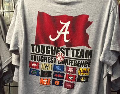 Photo: SEC 'Toughest Conference' T-Shirt Has Huge Discount